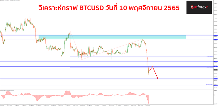 BTCUSD วันที่ 10 พฤศจิกายน 2565
