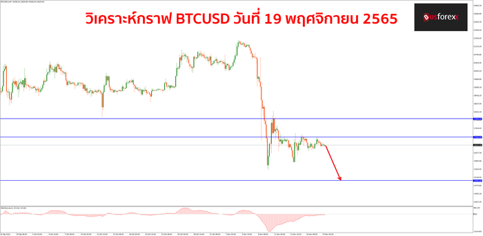 BTCUSD วันที่ 19 พฤศจิกายน 2565 BTCUSD วันที่ 19 พฤศจิกายน 2565