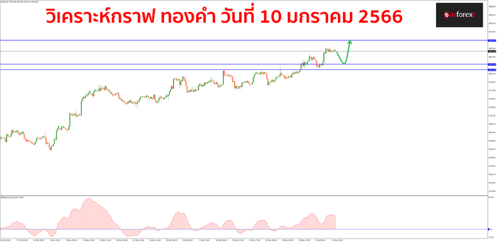 XAUUSD 10 มกราคม 2566 1
