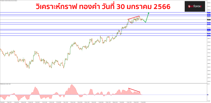 XAUUSD วันที่ 30 มกราคม 2566 XAUUSD วันที่ 30 มกราคม 2566